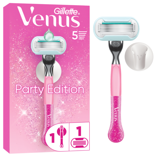 Venus Glitter Party Edition, 1ct + handle + hook