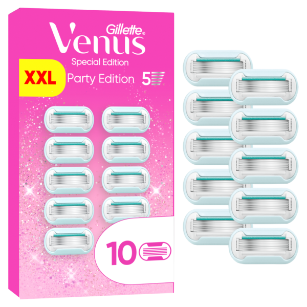 Venus Glitter Party Edition, 10 blades