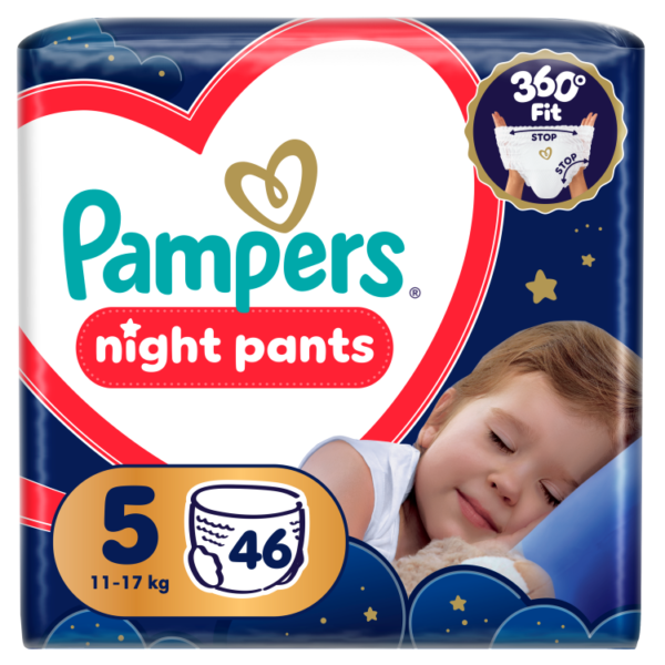 Pampers Pants Night Jumbo Pack Size 5, 46ct