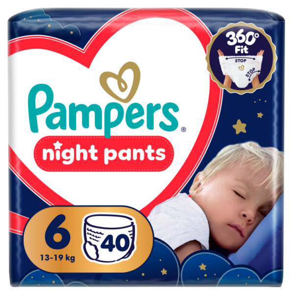 Pampers Pants Night Jumbo Pack Size 6, 40ct