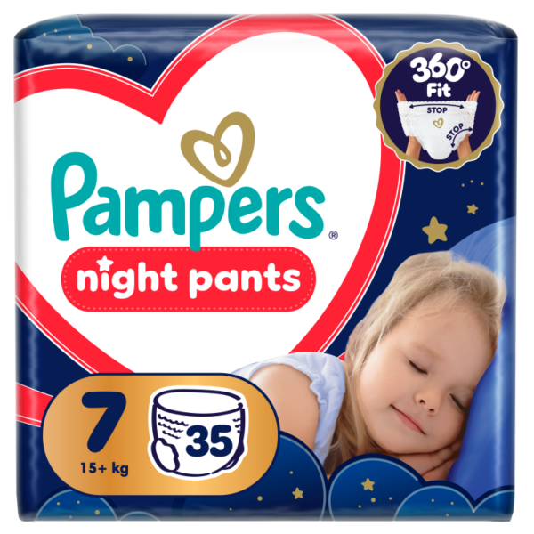 Pampers Pants Night Jumbo Pack Size 7, 35ct