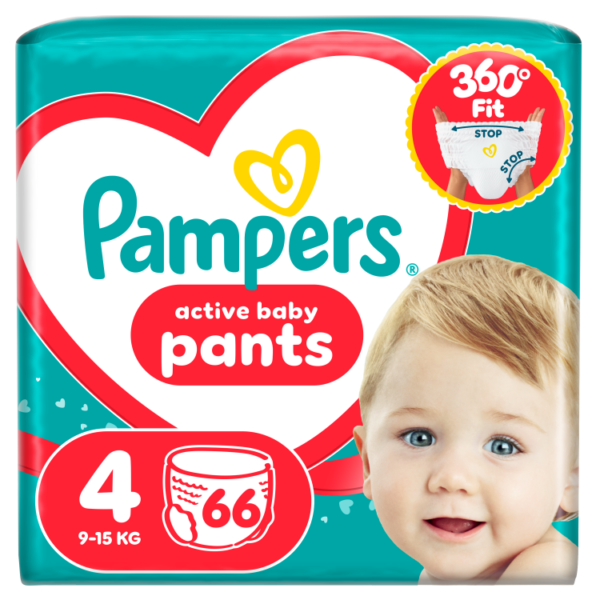 Pampers Pants Giant Pack S4, 66ct