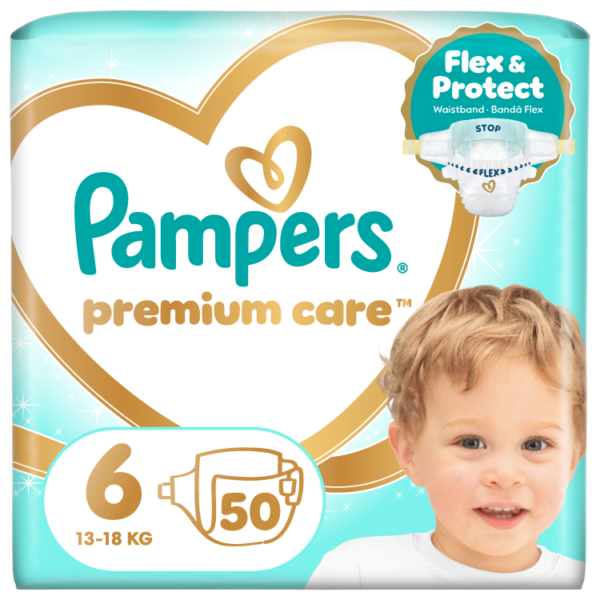Pampers Premium Care Jumbo S6, 50ct
