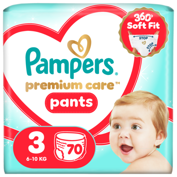 Pampers Pants Premium Care S3, 70ct