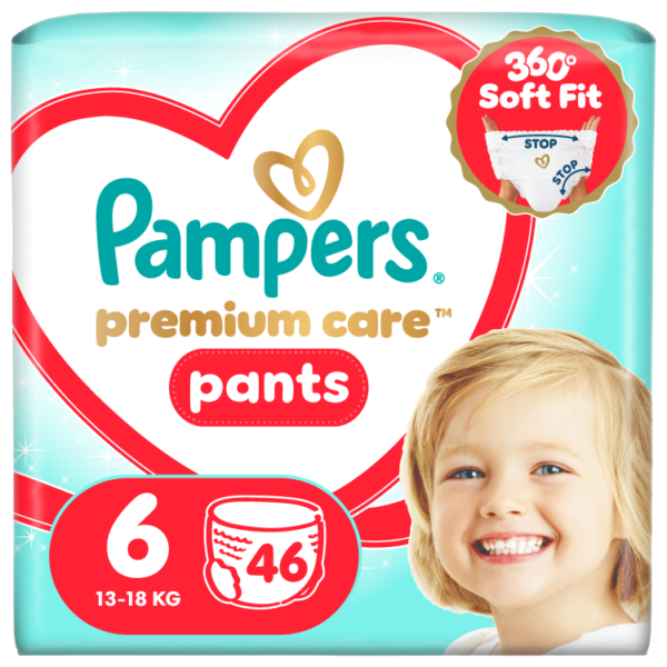 Pampers Pants Premium Care S6, 42ct