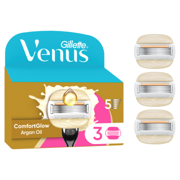 Venus ComfortGlow Argan Oil, 3ct