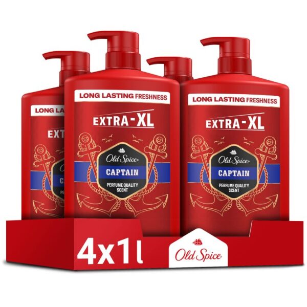 Old Spice Shower Gel Captain 4x1000ML