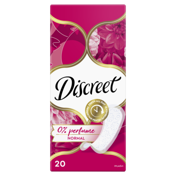 Discreet Pantyliners Regular 20CT