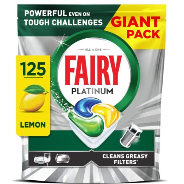 Fairy ADW Tabs Platinum Lemon 125CT