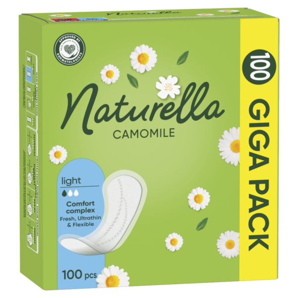 Naturella  Liners Light Chamomile 100CT