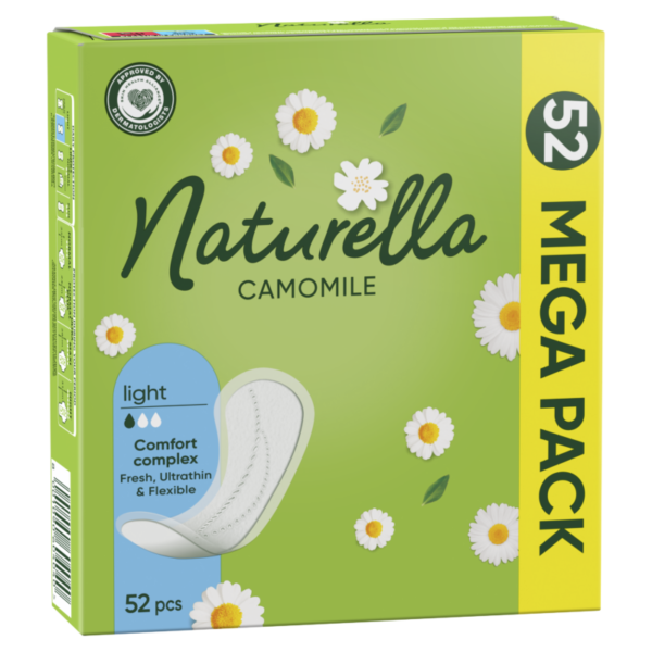 Naturella Liners Light Chamomile 52CT