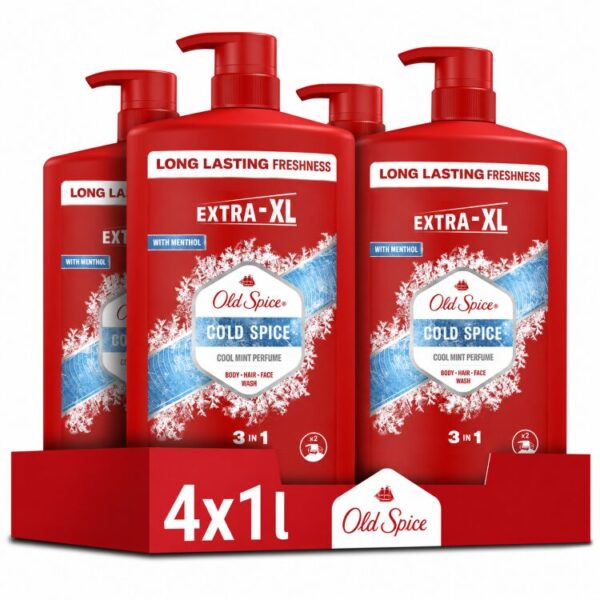 Old Spice Shower Gel Cold Spice 4x1000ML