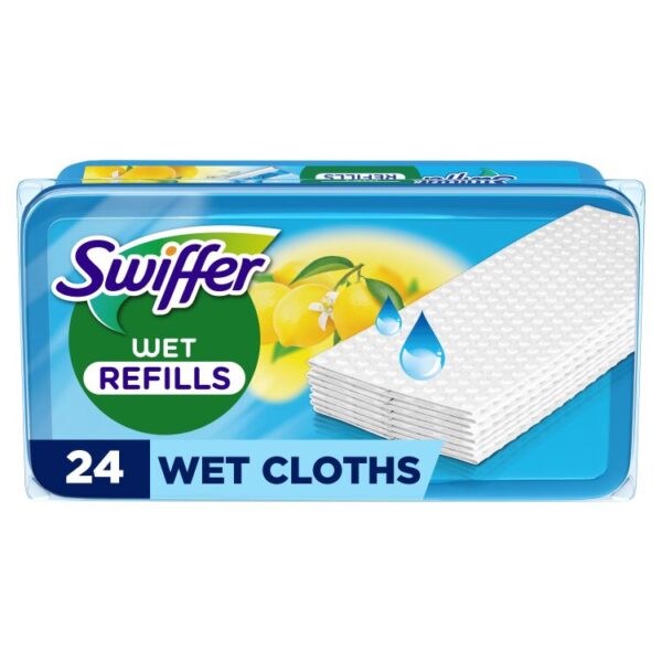 Swiffer Sweeper Wipes Wet, 24ct