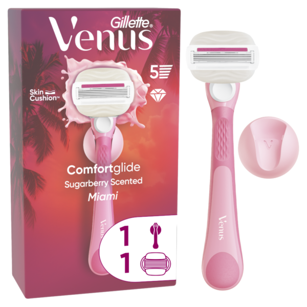 Venus Comfort Glide Sugarberry 1ct, Handle