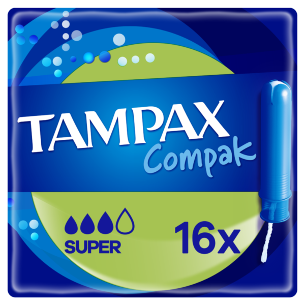 Tampax Compak Tampons Super 16CT