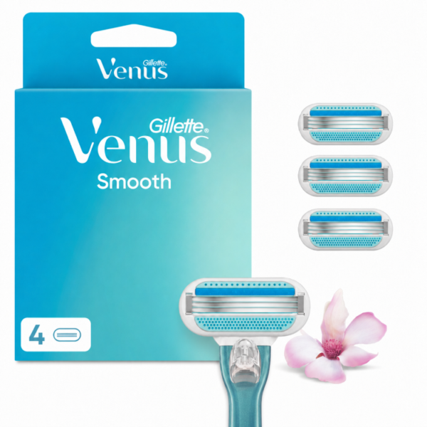Gillette Terad Venus Smooth CART, 4tk