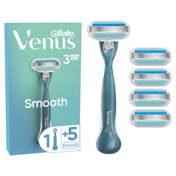 Gillette Venus Smooth Naiste Raseerija + 4 Tera