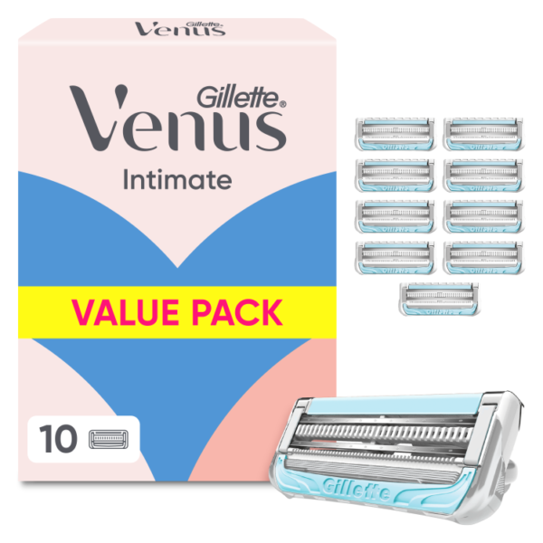Gillette Venus Intimate, 10 Refills