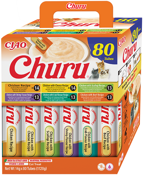Inaba Churu Creamy Chicken Treat Mix CAT 80x14g (1120g)