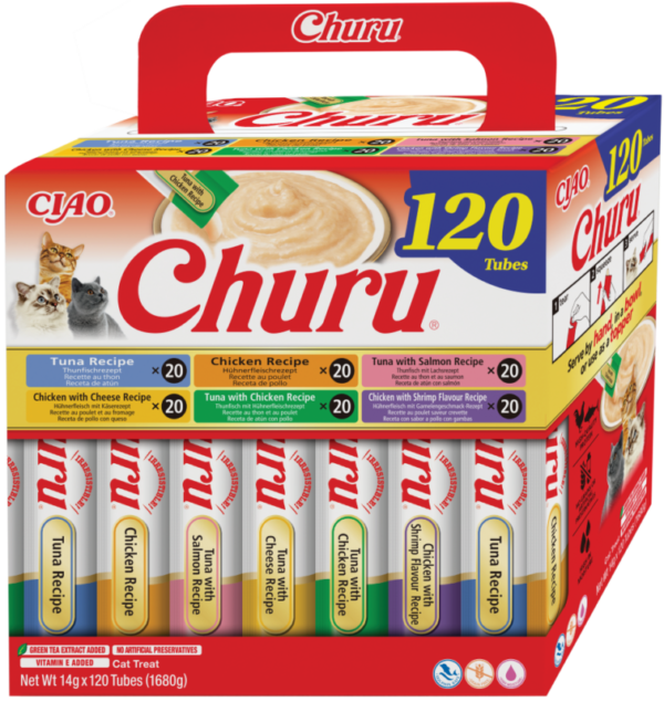 Inaba Cat Churu Treat Tuna Chicken 120x14g CAT (1680g)