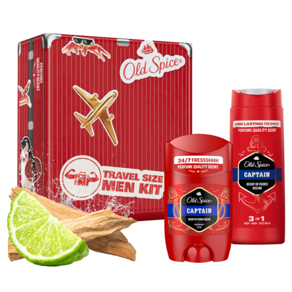 XMAS26 Old Spice Travel Gift Set, Capt. APDO, SH gel
